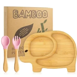 Elegance at the Table Küche & Esszimmer-Kinder-Cartoon-Essteller – lustiges Kindergeschirr