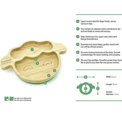 Elegance at the Table Küche & Esszimmer-Kinder-Cartoon-Essteller – lustiges Kindergeschirr