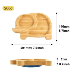 Elegance at the Table Küche & Esszimmer-Kinder-Cartoon-Essteller – lustiges Kindergeschirr