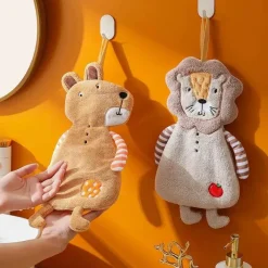 Tom Küche & Esszimmer-Kinderhandtuch aus Korallensamt – weiches, hautfreundliches Handtuch für Küche und Bad