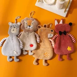 Tom Küche & Esszimmer-Kinderhandtuch aus Korallensamt – weiches, hautfreundliches Handtuch für Küche und Bad