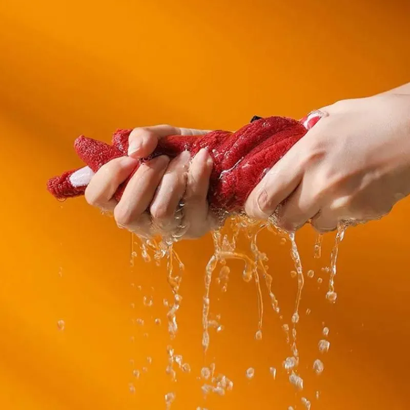 Tom Küche & Esszimmer-Kinderhandtuch aus Korallensamt – weiches, hautfreundliches Handtuch für Küche und Bad