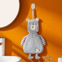 Tom Küche & Esszimmer-Kinderhandtuch aus Korallensamt – weiches, hautfreundliches Handtuch für Küche und Bad