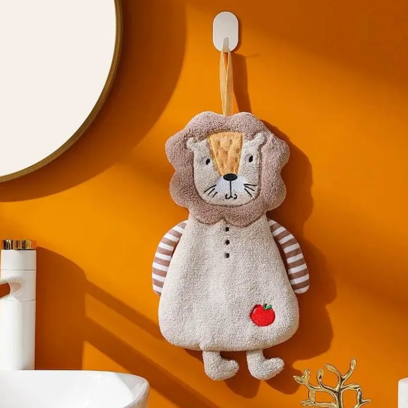 Tom Küche & Esszimmer-Kinderhandtuch aus Korallensamt – weiches, hautfreundliches Handtuch für Küche und Bad