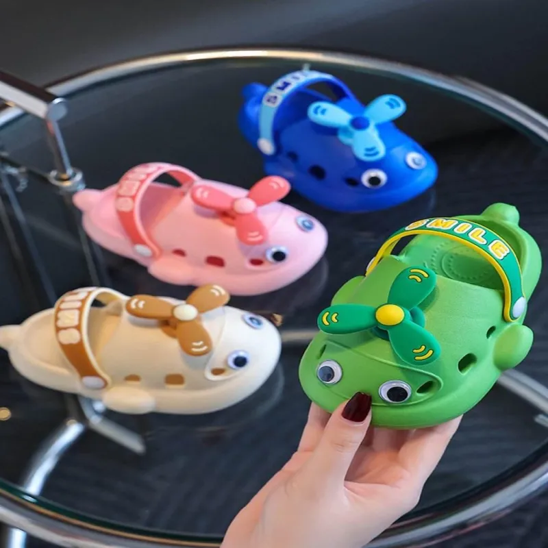 The Decor Haven Babykleidung|Babykleidung-Kinderhausschuhe mit Cartoon-Flugzeug - Sommerschuhe für draußen