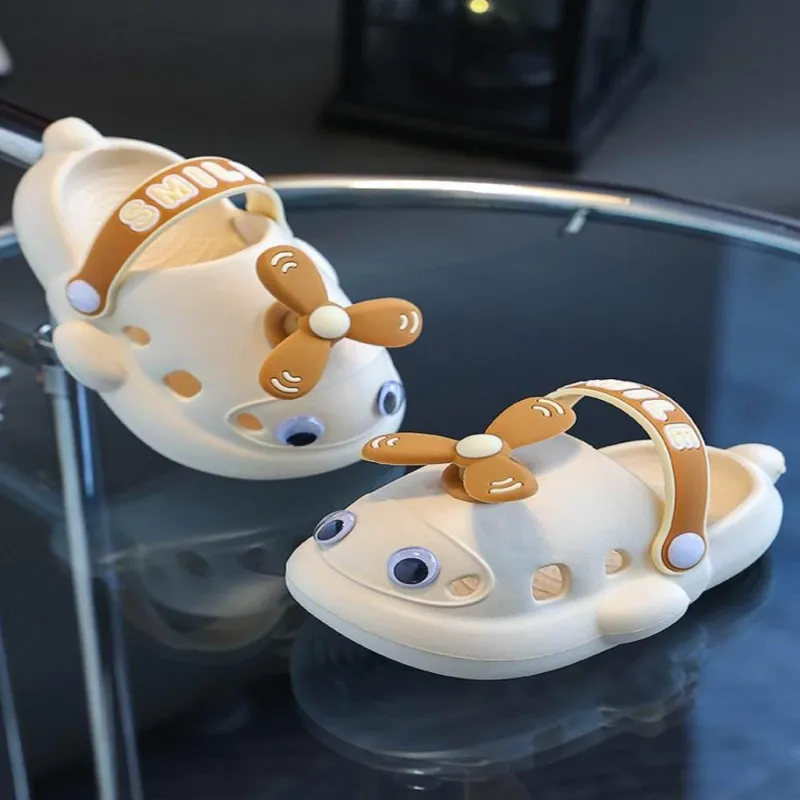 The Decor Haven Babykleidung|Babykleidung-Kinderhausschuhe mit Cartoon-Flugzeug - Sommerschuhe für draußen