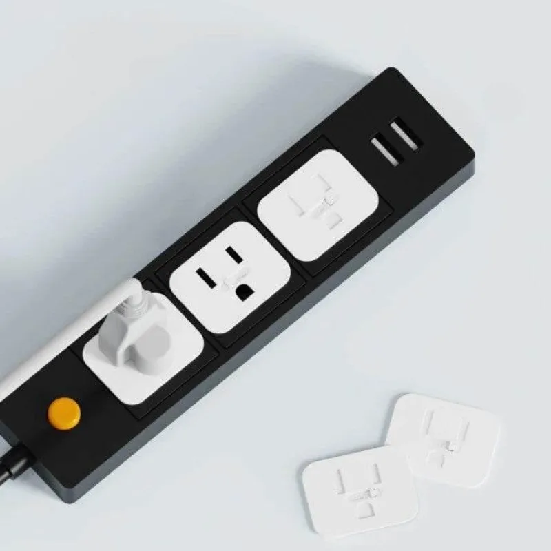 The Decor Haven Gadgets Für Zuhause-Kindersichere Steckdosenabdeckung - Schiebeverschluss-Sicherheitskappe