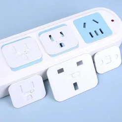 The Decor Haven Gadgets Für Zuhause-Kindersichere Steckdosenabdeckung - Schiebeverschluss-Sicherheitskappe