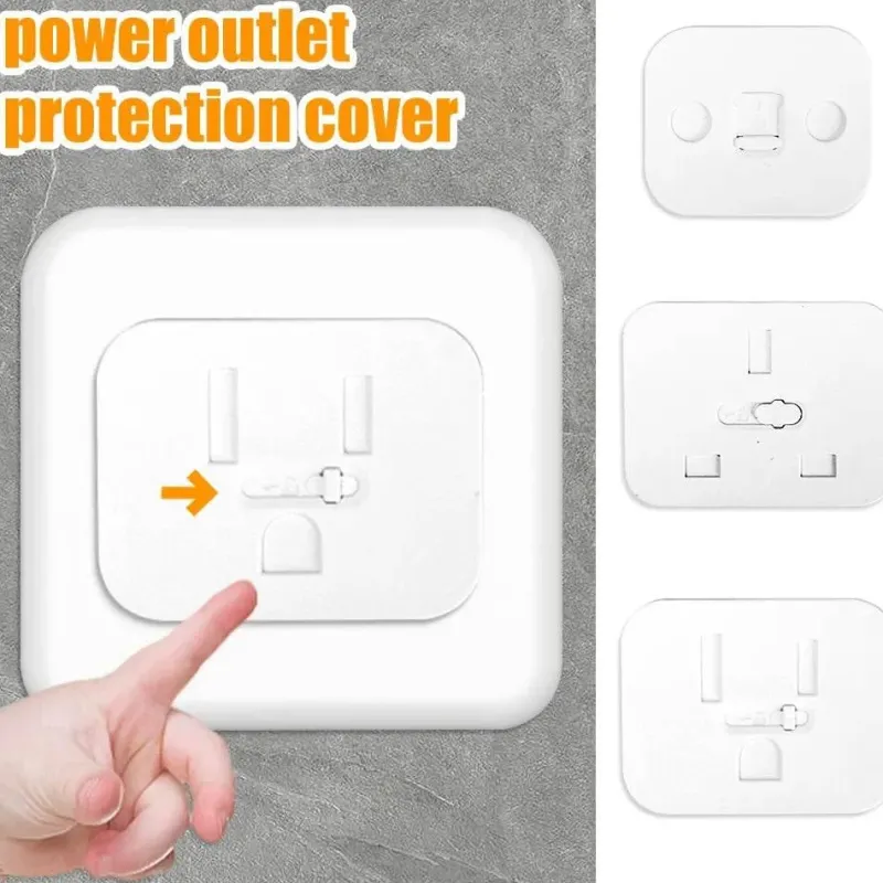 The Decor Haven Gadgets Für Zuhause-Kindersichere Steckdosenabdeckung - Schiebeverschluss-Sicherheitskappe