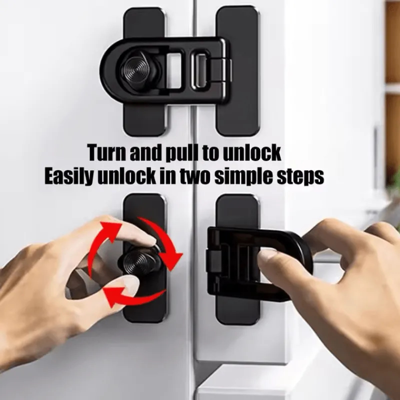 The Culinary Kit Küche & Esszimmer-Kindersicherheitsschloss – Sicherer Riegel für Schränke und Kühlschränke