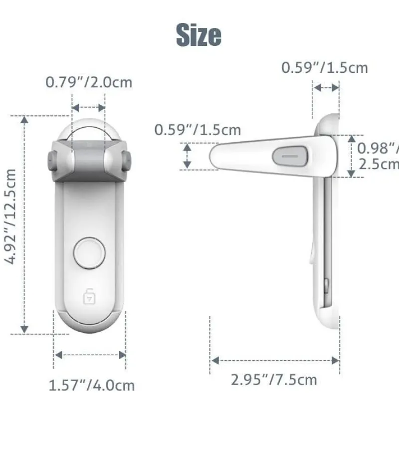 Comfort u0026 Style Gadgets Für Zuhause-Kindersicherheits-Türschloss - Kindersicheres Griff-Sicherheitsschloss