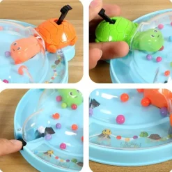 The Decor Haven Babyspielzeug-Kinderspielzeug „Hungrige Schildkröte“ – lustiges Essspiel