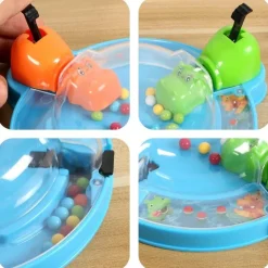 The Decor Haven Babyspielzeug-Kinderspielzeug „Hungrige Schildkröte“ – lustiges Essspiel