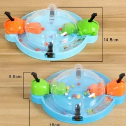 The Decor Haven Babyspielzeug-Kinderspielzeug „Hungrige Schildkröte“ – lustiges Essspiel