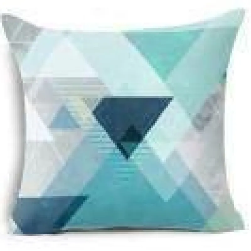 Cozy Haven Bettzeug-Kissenbezüge mit geometrischen Formen – Moderne Dekokissen