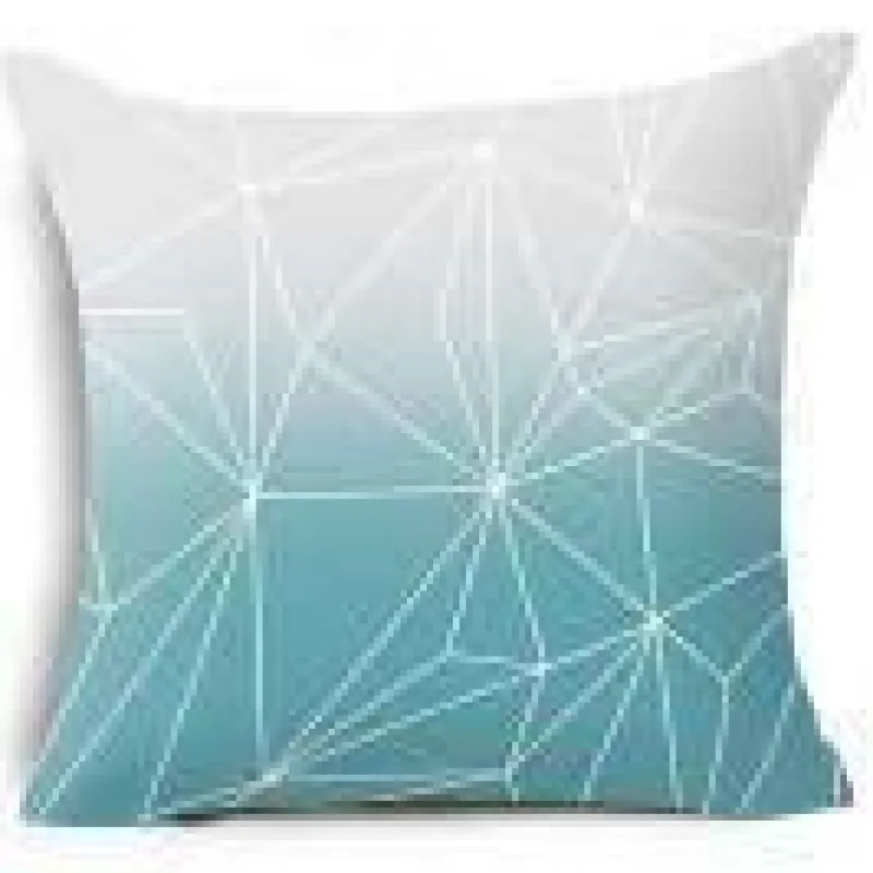 Cozy Haven Bettzeug-Kissenbezüge mit geometrischen Formen – Moderne Dekokissen