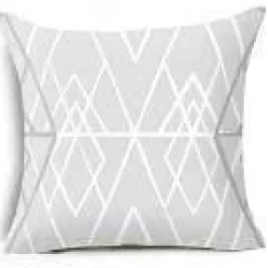 Cozy Haven Bettzeug-Kissenbezüge mit geometrischen Formen – Moderne Dekokissen