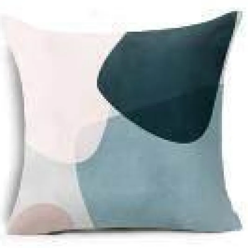 Cozy Haven Bettzeug-Kissenbezüge mit geometrischen Formen – Moderne Dekokissen