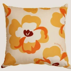 Cozy Cushions Bettzeug-Kissenbezug mit Blumenmuster - Dekorativer Kissenbezug