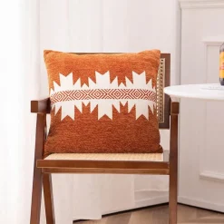 Cozy Cushions Bettzeug-Kissenbezug mit geometrischem Muster - Dekoratives Kissen