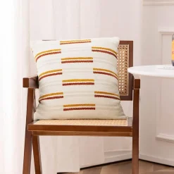 Cozy Cushions Bettzeug-Kissenbezug mit geometrischem Muster - Dekoratives Kissen