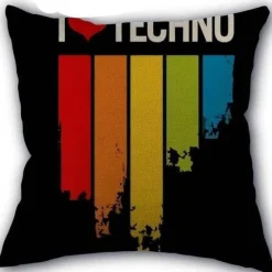 Plush Perch Bettzeug-Kissenbezug mit Musiknoten – Dekorativer Kissenbezug