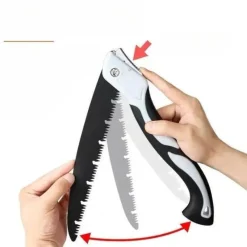 The Outdoor Vault Camping-Werkzeuge|Camping Im Freien-Klappbare Campingsäge – Outdoor-Werkzeug aus japanischem Manganstahl