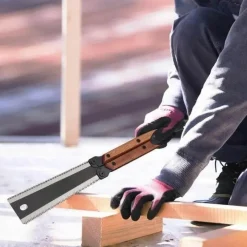 Trail Tech Outdoor-Gadgets|Outdoor & Garten-Klappbare Handsäge – vielseitiges Tischlerwerkzeug mit zwei Schneiden für präzise Schnitte