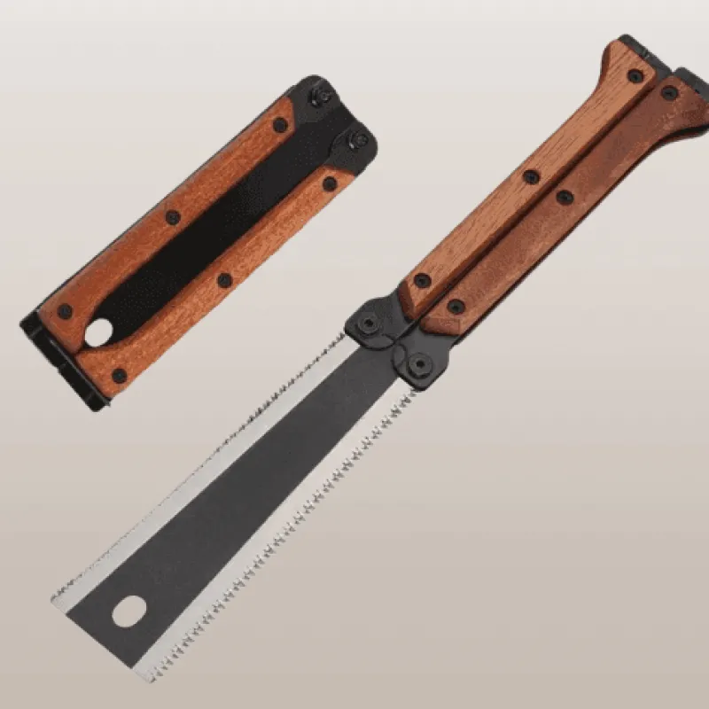 Trail Tech Outdoor-Gadgets|Outdoor & Garten-Klappbare Handsäge – vielseitiges Tischlerwerkzeug mit zwei Schneiden für präzise Schnitte