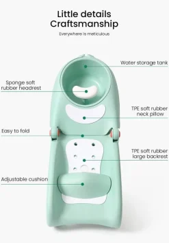 Kinder Aqua Essence Kinderwagen & Zubehör|Badezimmer-Klappbarer Baby-Haarwaschstuhl - Badesitz für Kleinkinder
