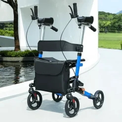 Tranquil Touch Mobilitäts- Und Support-Tools|Gesundheits-Gadgets-Klappbarer Gehwagen - Gehhilfe für die Rehabilitation älterer Menschen