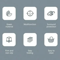 Kinder Aqua Essence Kinderwagen & Zubehör|Badezimmer-Klappbarer, rutschfester Babybadestuhl – unverzichtbarer Badesitz