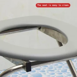 Tranquil Touch Mobilitäts- Und Support-Tools|Gesundheits-Gadgets-Klappbarer Toilettenstuhl – Badezimmer-Unterstützung für Senioren