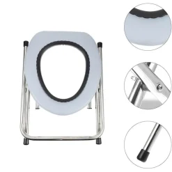 Tranquil Touch Mobilitäts- Und Support-Tools|Gesundheits-Gadgets-Klappbarer Toilettenstuhl – Badezimmer-Unterstützung für Senioren