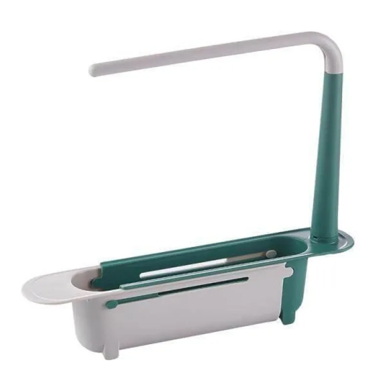 Space Savvy Küche & Esszimmer-Klappbares Abtropfgestell für die Küchenspüle – platzsparender 2-in-1-Organizer