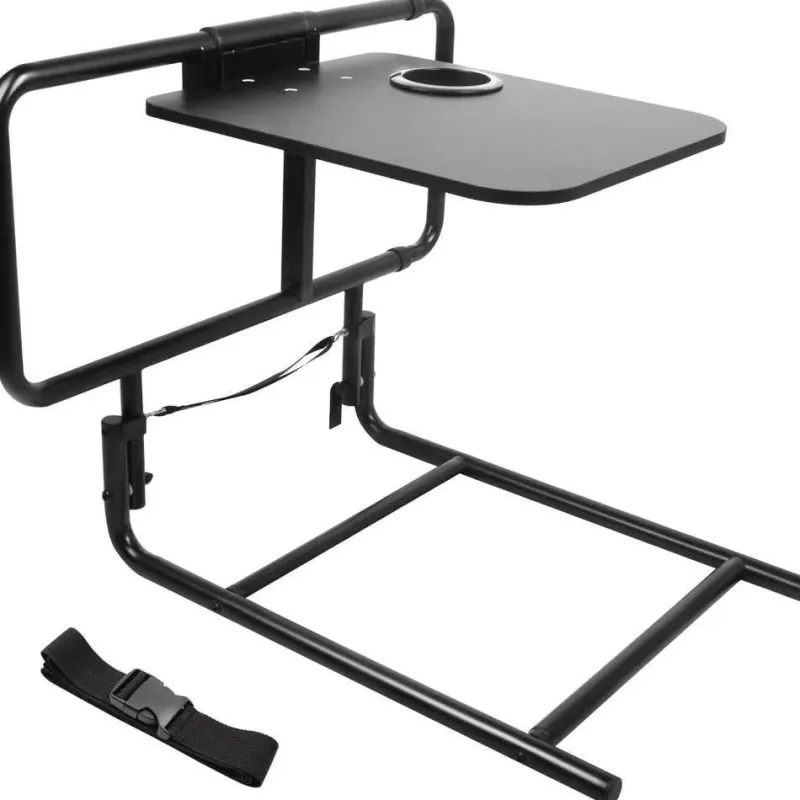 Cozy Living Mobilitäts- Und Support-Tools|Gesundheits-Gadgets-Klappbares Bett-Sicherheitsgeländer mit Tisch - Stützhilfe für ältere Menschen