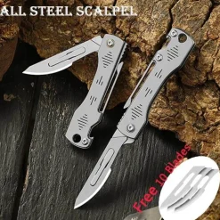 The Outdoor Vault Camping-Werkzeuge|Heimwerkzeuge-Klappbares Campingmesser - Outdoor-Werkzeug aus Edelstahl