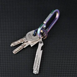 Cozy Living Camping-Werkzeuge|Camping Im Freien-Klappbares Universalmesser aus Titan – Scharfer Allzweckschneider