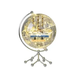 Illuminate Home Beleuchtung-Klare Globus-Dekoration – Transparenter Akzent für Ihr Zuhause