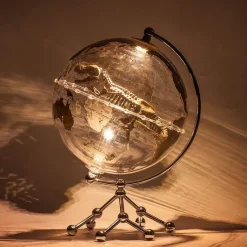 Illuminate Home Beleuchtung-Klare Globus-Dekoration – Transparenter Akzent für Ihr Zuhause