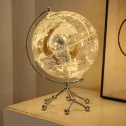 Illuminate Home Beleuchtung-Klare Globus-Dekoration – Transparenter Akzent für Ihr Zuhause