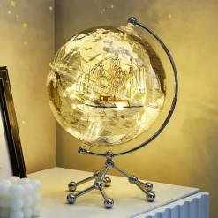 Illuminate Home Beleuchtung-Klare Globus-Dekoration – Transparenter Akzent für Ihr Zuhause