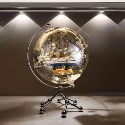 Illuminate Home Beleuchtung-Klare Globus-Dekoration – Transparenter Akzent für Ihr Zuhause