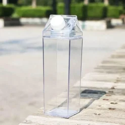 Tom Küche & Esszimmer-e Milchkarton-Wasserflasche - Tragbarer Plastikbecher für Saft und Tee