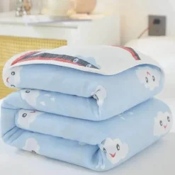 Wrap u0026 Relax Bettzeug-Klassische Baumwolldecke – Sechslagige dünne Gazedecke für Betten und Sofas