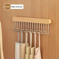 Room to Spare Aufbewahrung Und Organisation-Kleiderbügel aus Holz – Ausziehbare Kleiderstange mit 8/12 Haken