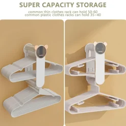 Tranquil Waters Badezimmer-Kleiderbügelständer – Platzsparender Kleiderschrank-Organizer