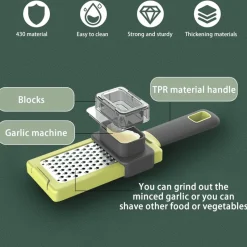 Deco Küche & Esszimmer-Knoblauchmühle - Manuelles Küchenwerkzeug aus Edelstahl