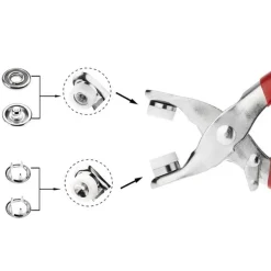 Cozy Living Heimwerkzeuge-Knopf-Druckknopf-Set – Nähwerkzeug-Grundausstattung