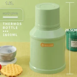 Brew Bliss Küche & Esszimmer-Künstlerische Isolierthermosflasche – Elegante Reiseflasche